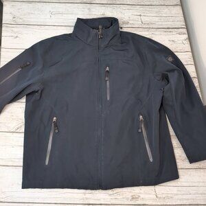 TUMI T-Tech Softshell Jacket Navy Waterproof Windproof – Men’s XL
